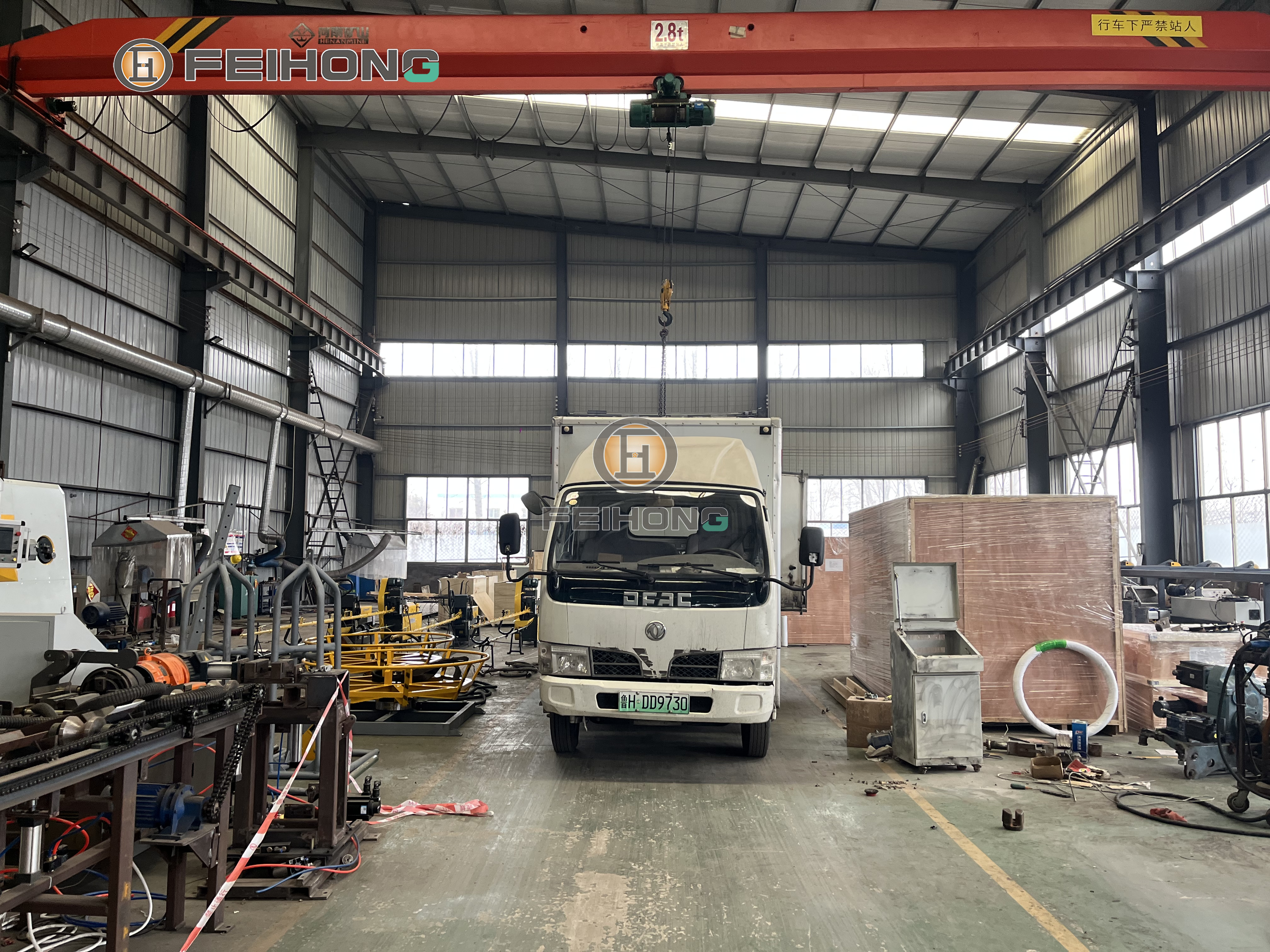 喜訊！熱烈慶祝飛宏1套數(shù)控鋼筋鋸床裝車完畢順利發(fā)出