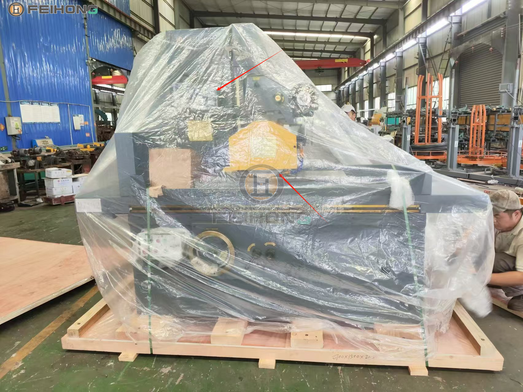 喜訊！熱烈慶祝飛宏1套數(shù)控鋼筋加工設備裝車完畢順利發(fā)出