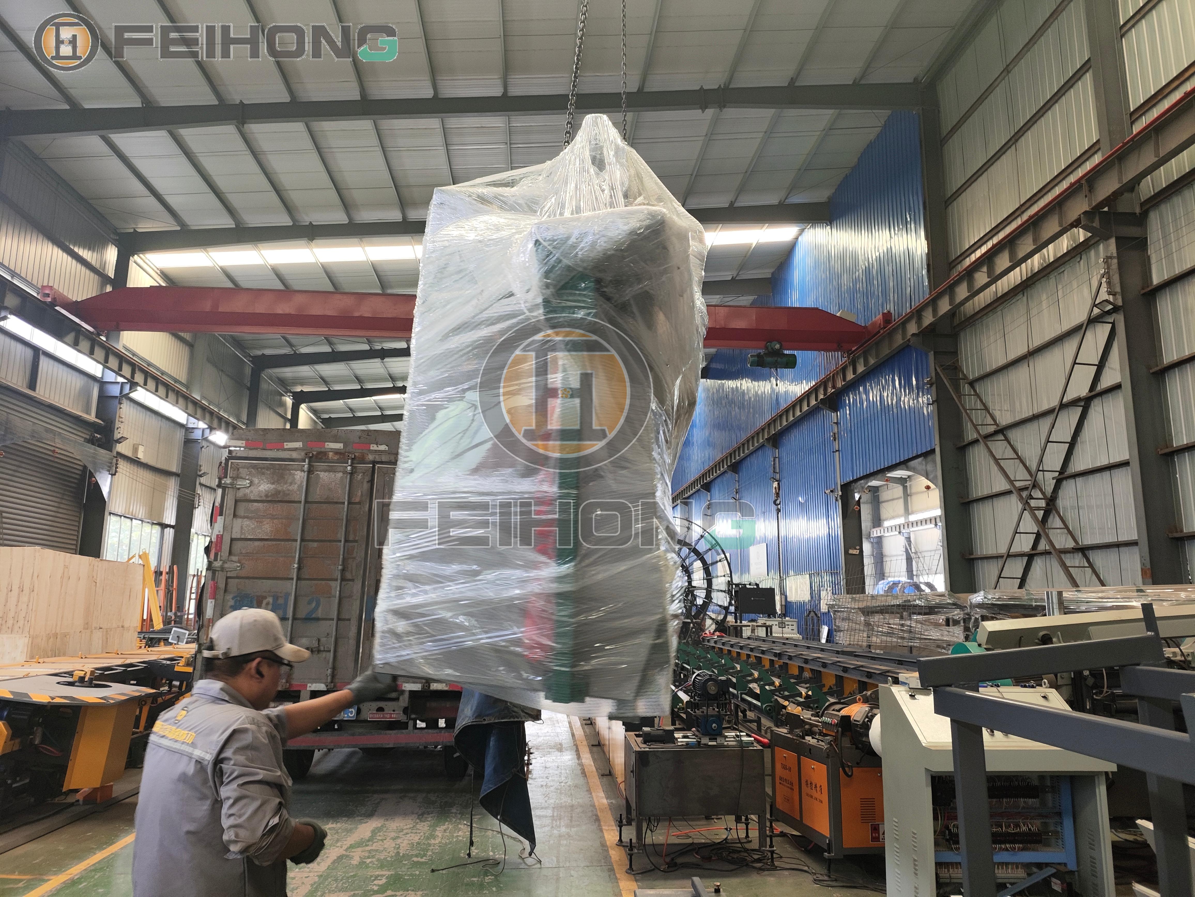 飛宏1套智能鋼筋加工設備助力國內手工項目建設